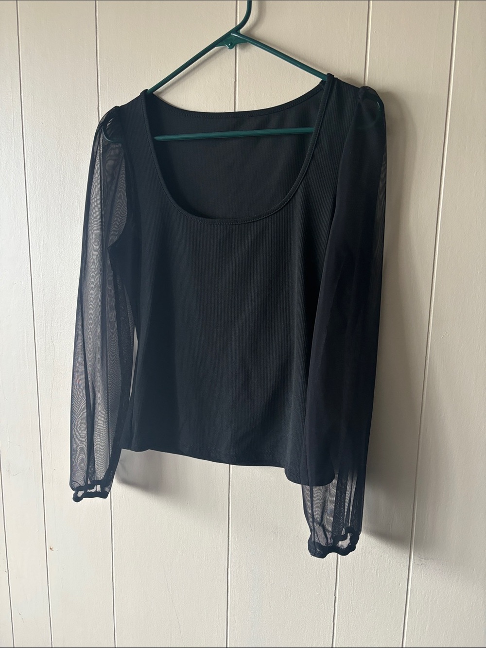 SHEIN sheer sleeves PTP 16”